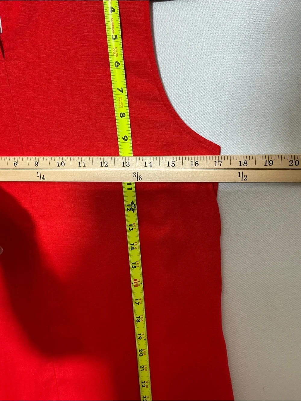 J. Crew Red Sleeveless Scoop-Neck Mini Dress